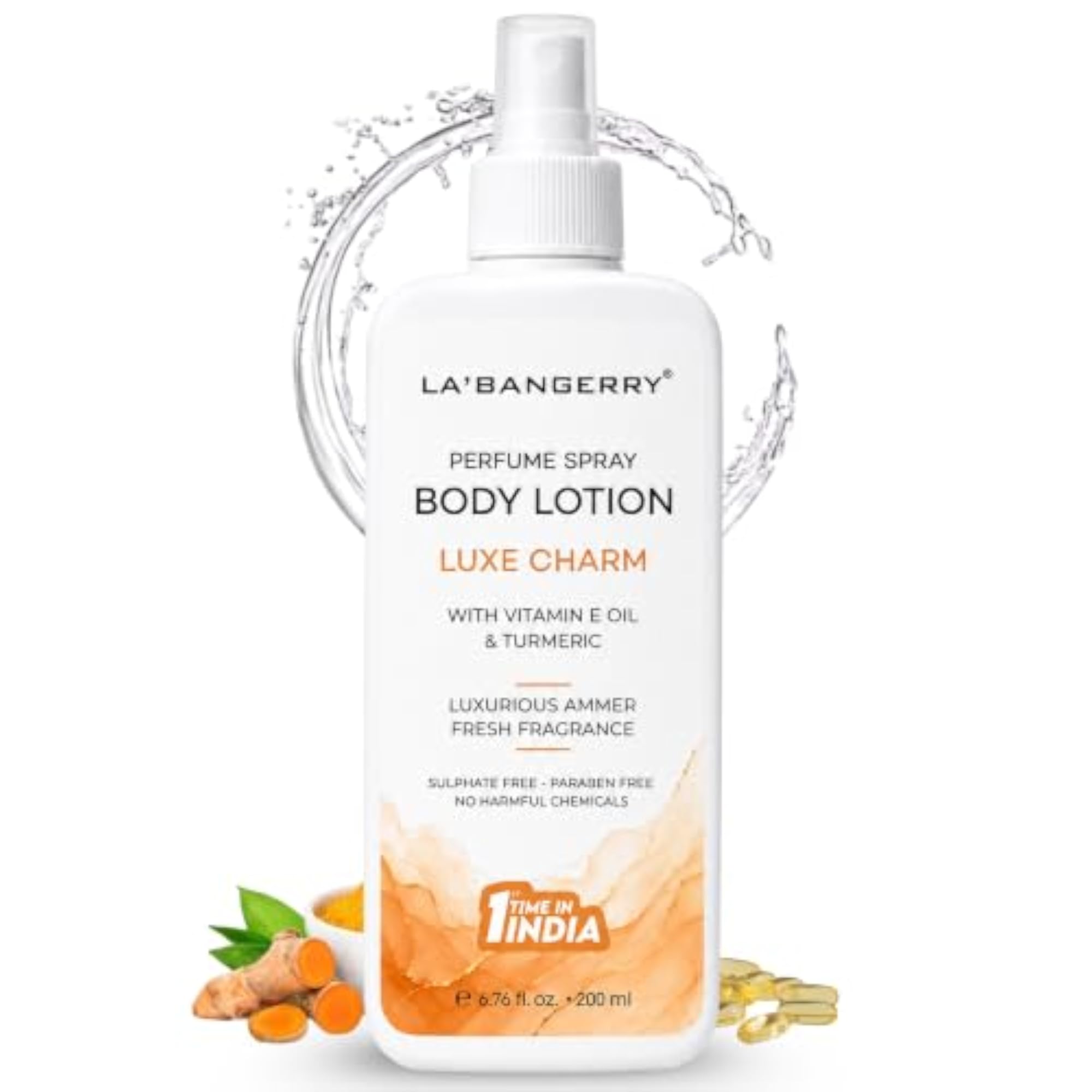 Luxe Charm Perfume Spray Body Lotion with Vitamin E